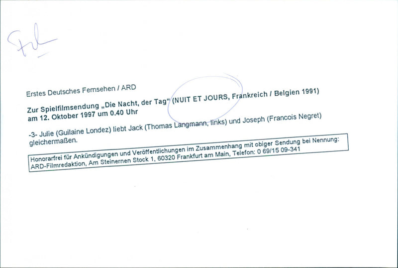 Guilaine Londez, Thomas Langmann and François Negret - Nuit et jour - Vintage Photograph