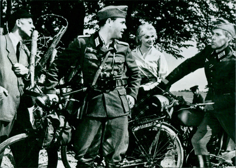 Joachim Fuchsberger and Renate Ewert - In der Heimat - Vintage Photograph