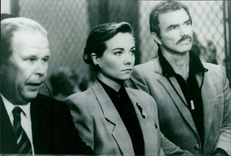 Burt Reynolds, Theresa Russell and Ned Beatty - Physical Evidence - Vintage Photograph