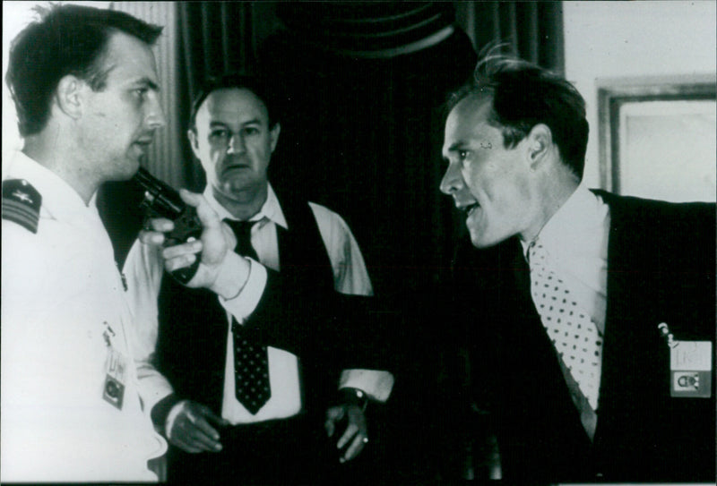 Gene Hackmann, Kevin Costner and Will Patton - Vintage Photograph
