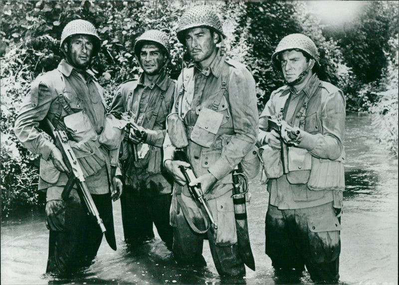 Errol Flynn - Objective, Burma! - Vintage Photograph