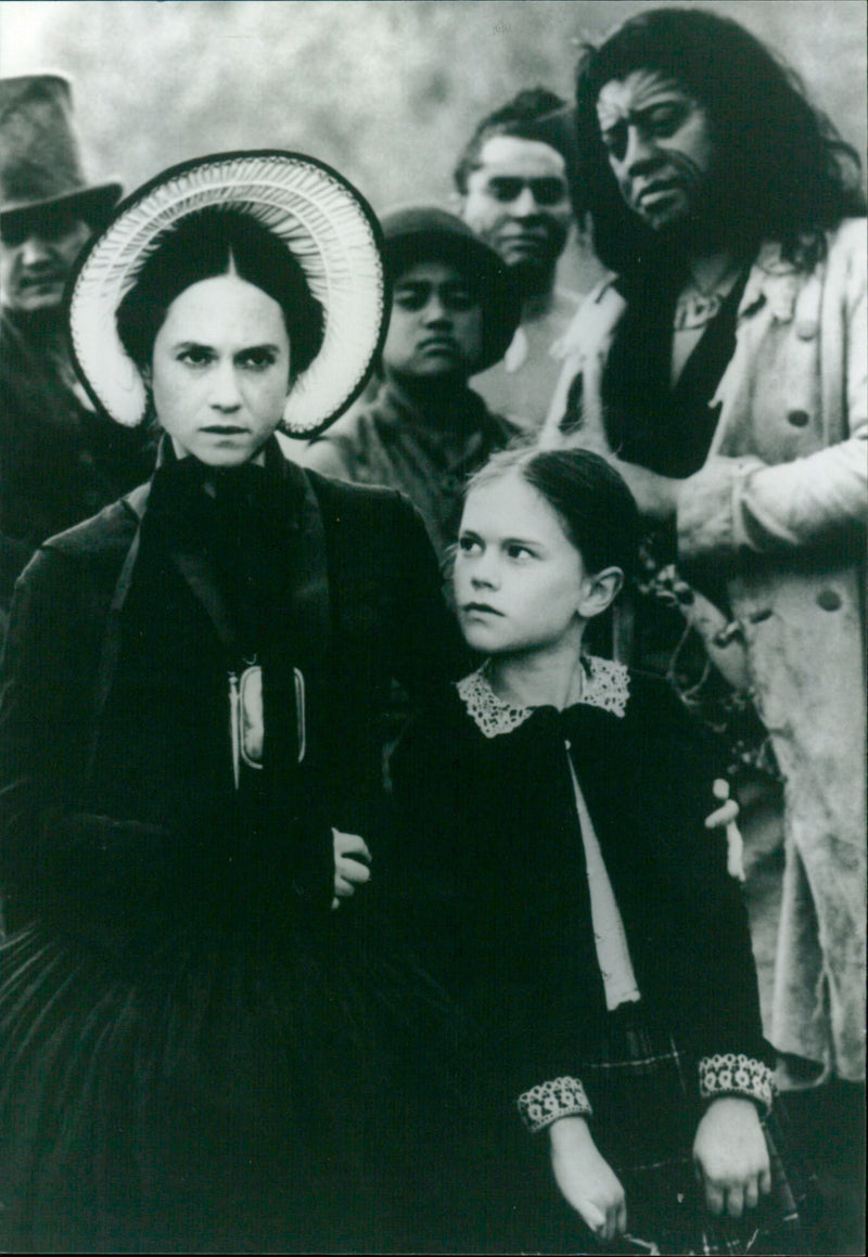 Holly Hunter and Anna Paquin - The Piano - Vintage Photograph