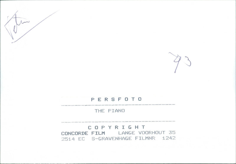 The Piano - Vintage Photograph