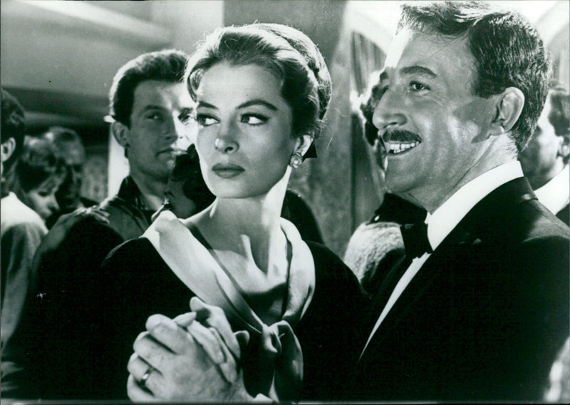 Peter Sellers and Capucine - The Pink Panther - Vintage Photograph