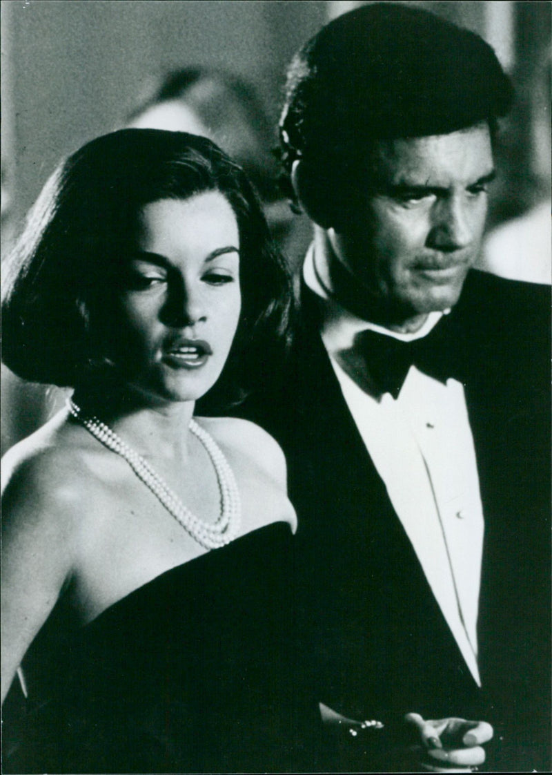 Geneviève Bujold and Cliff Robertson - Obsession - Vintage Photograph