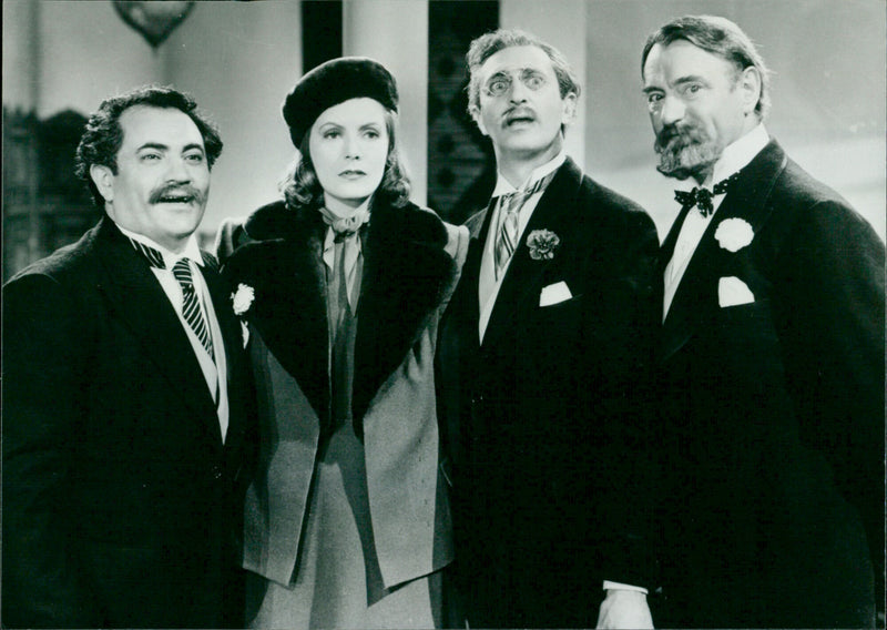 Bela Lugosi, Greta Garbo, Sign Ruman and Felix Bressart - Ninotchka - Vintage Photograph