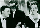 Peter Sellers, Robert Wagner and Capucine - The Pink Panther - Vintage Photograph