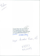 Charlie Sheen and D.B. Sweeney - Vintage Photograph