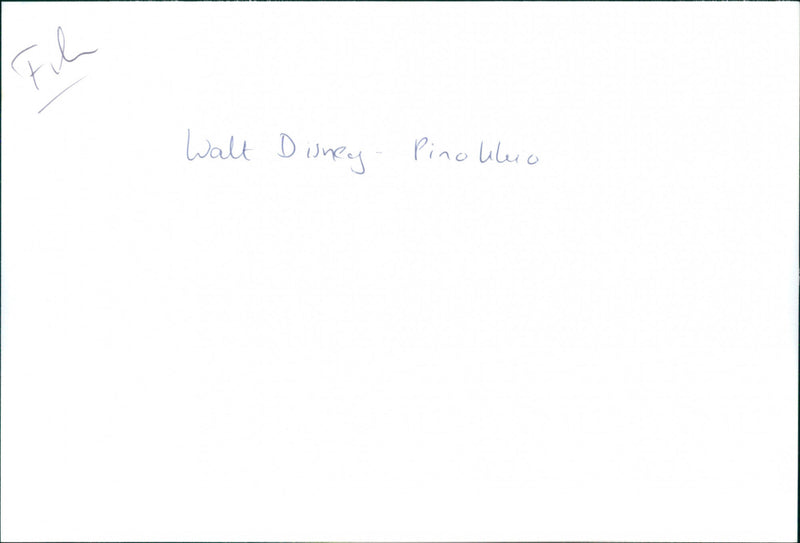 Pinocchio - Vintage Photograph