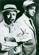 Jack Lemmon and Walter Matthau - The Odd Couple - Vintage Photograph