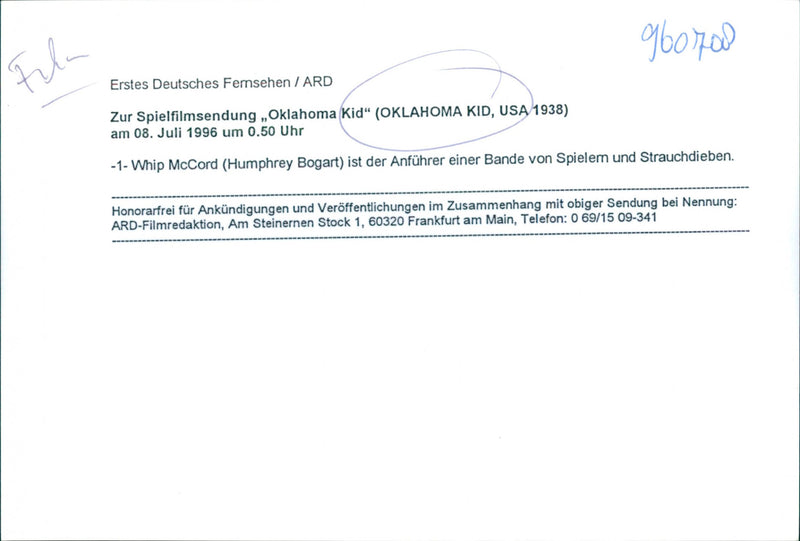 Humphrey Bogart - Oklahoma Kid - Vintage Photograph