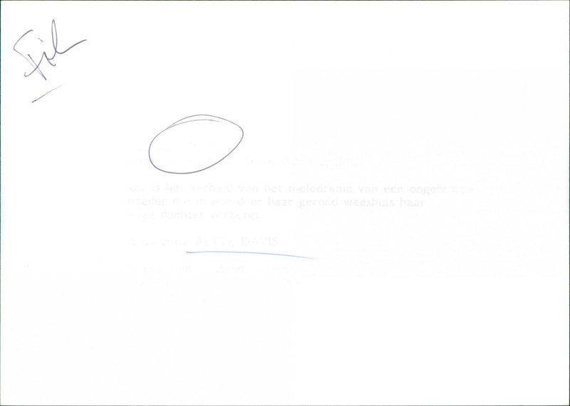 Bette Davis - The Old Maid - Vintage Photograph