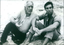 Anthony and Francesco Quinn - The Old Man and the Sea - Vintage Photograph