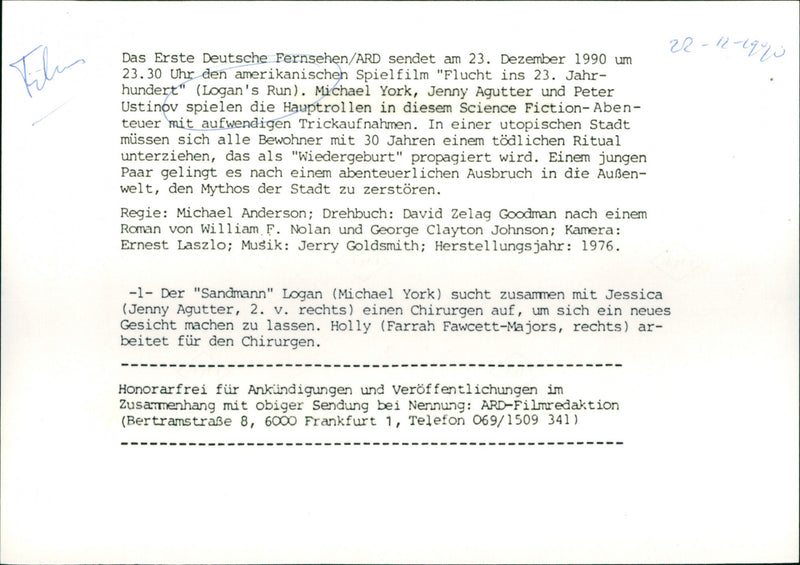 Logan's Run - Vintage Photograph