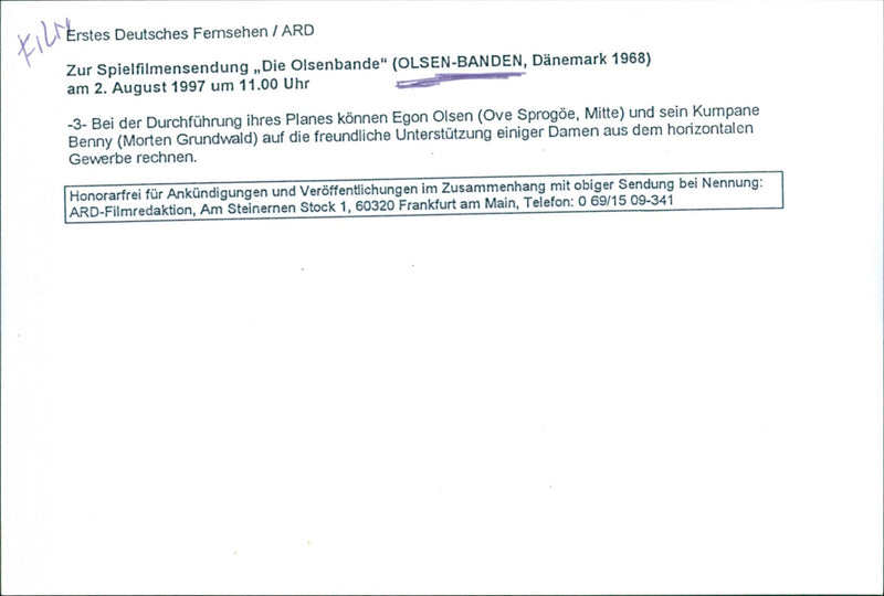 Olsen-Banden - Vintage Photograph