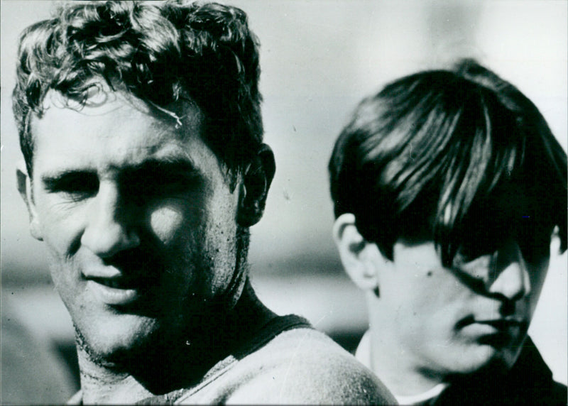 Gérard Depardieu and Robert De Niro - Novecento - Vintage Photograph