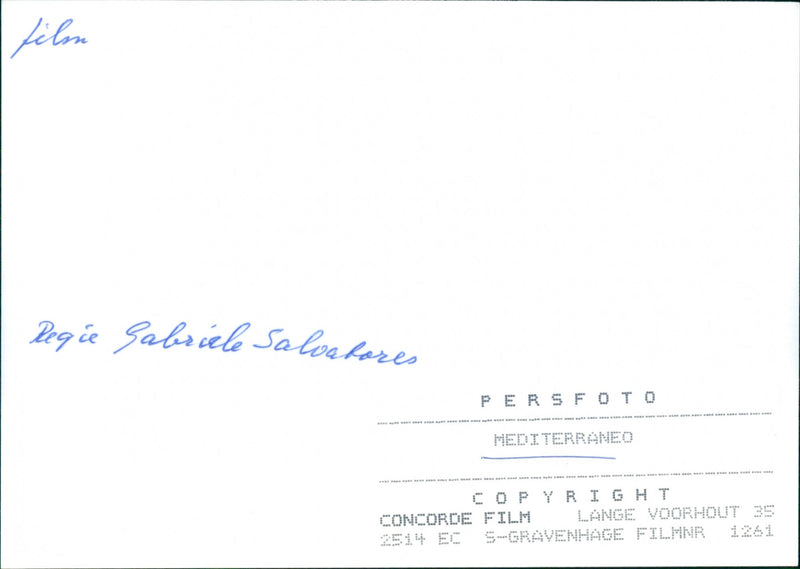 Mediterraneo - Vintage Photograph
