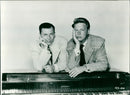 Frank Sinatra and Alex Nicol - Meet Danny Wilson - Vintage Photograph