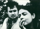 Anil Chattopadhyay and Supriya Choudhury - Meghe Dhaka Tara - Vintage Photograph