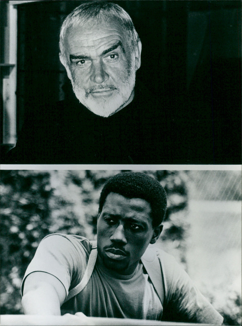Sean Connery and Wesley Snipes - Rising Sun - Vintage Photograph