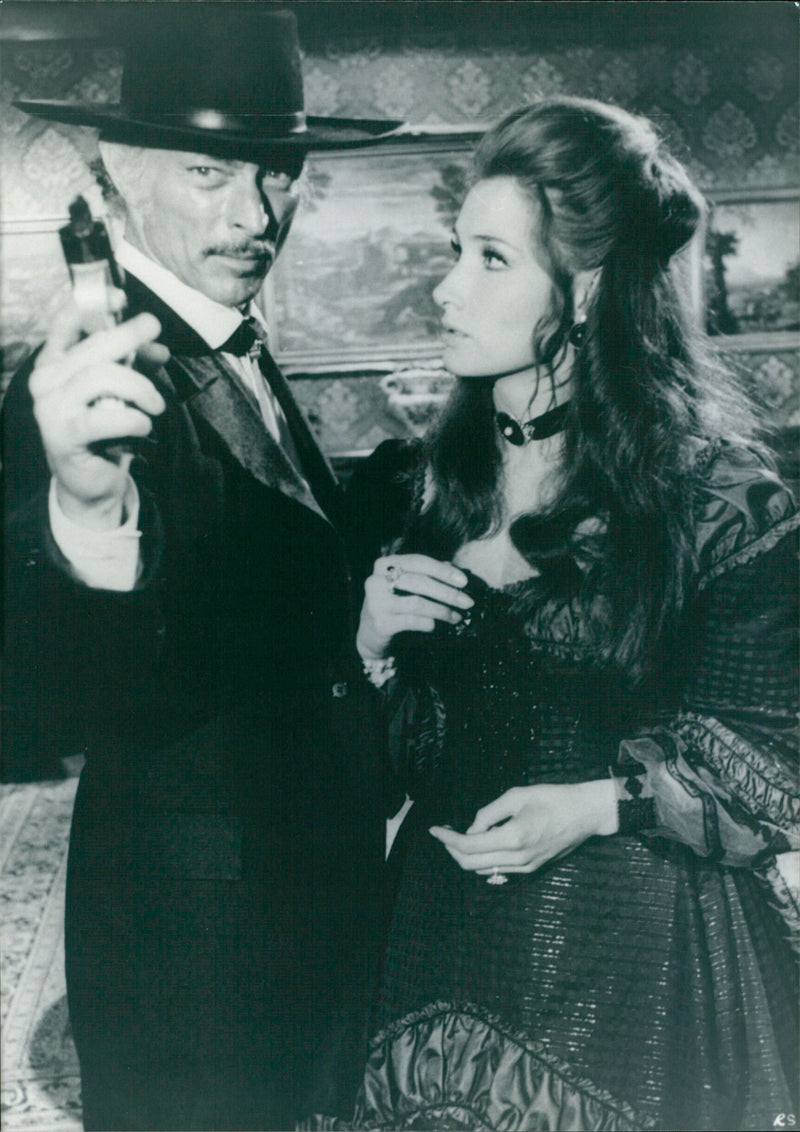 Lee van Cleef and Annabella Incontrera - Vintage Photograph