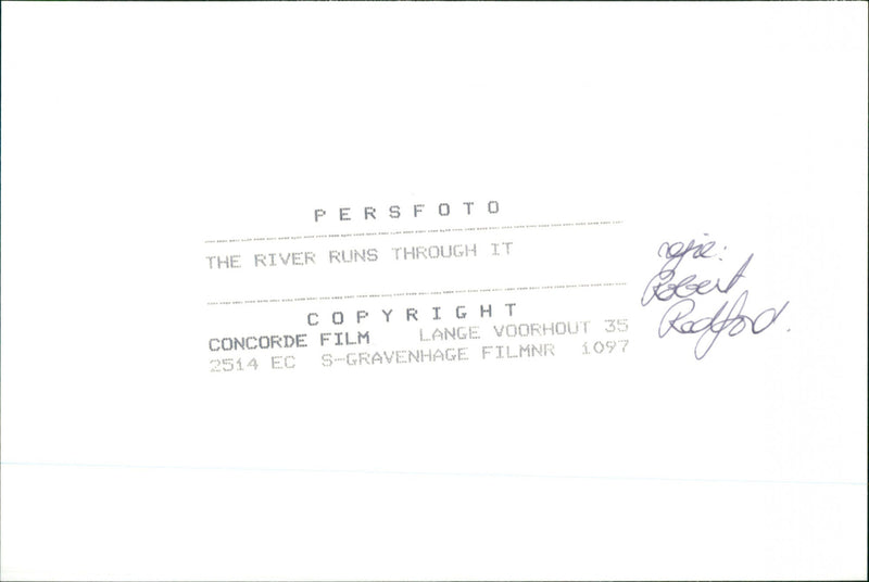 A River Runs Through It - Vintage Photograph