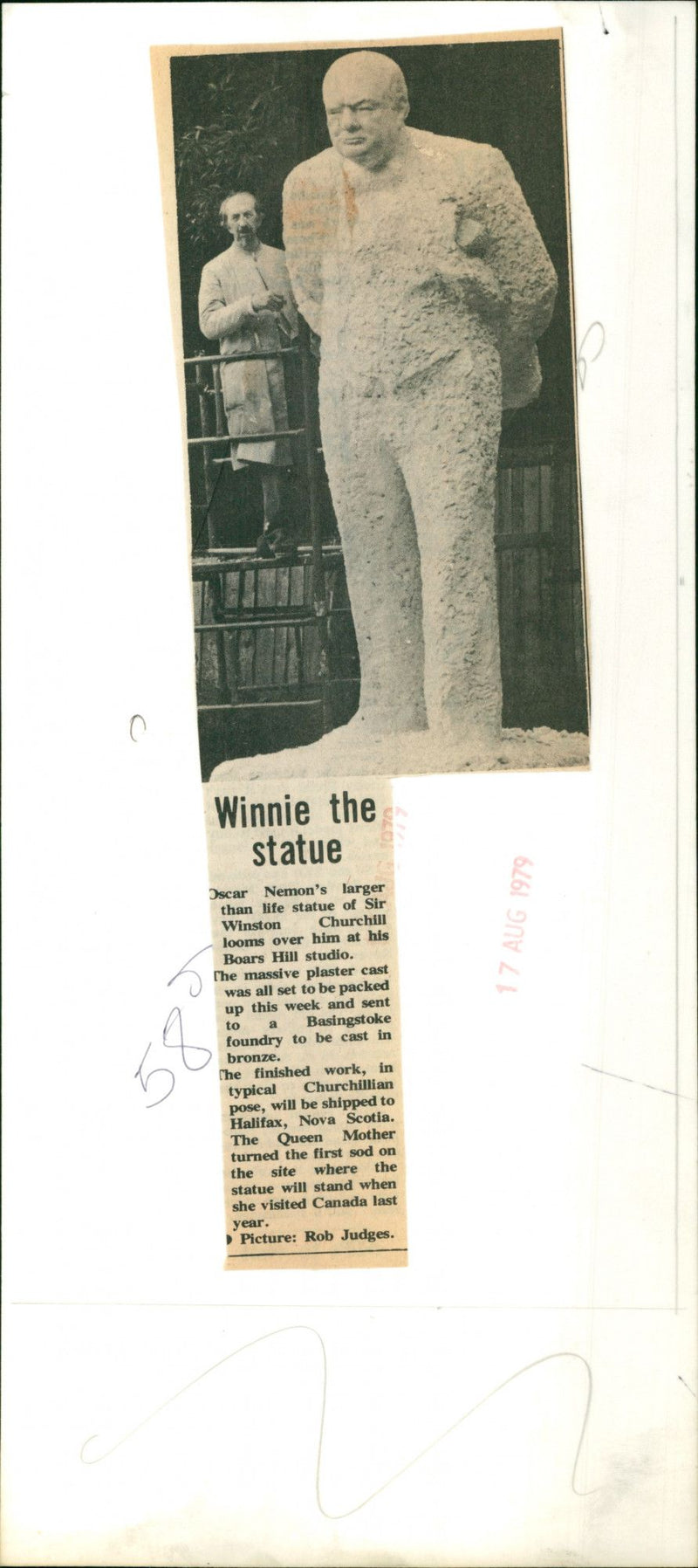 Winston Churchill - Vintage Photograph