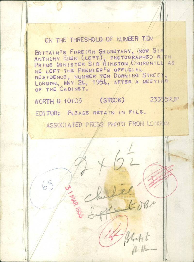 Winston Churchill - Vintage Photograph