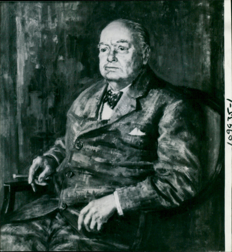 Sir Winston Churchill - Vintage Photograph