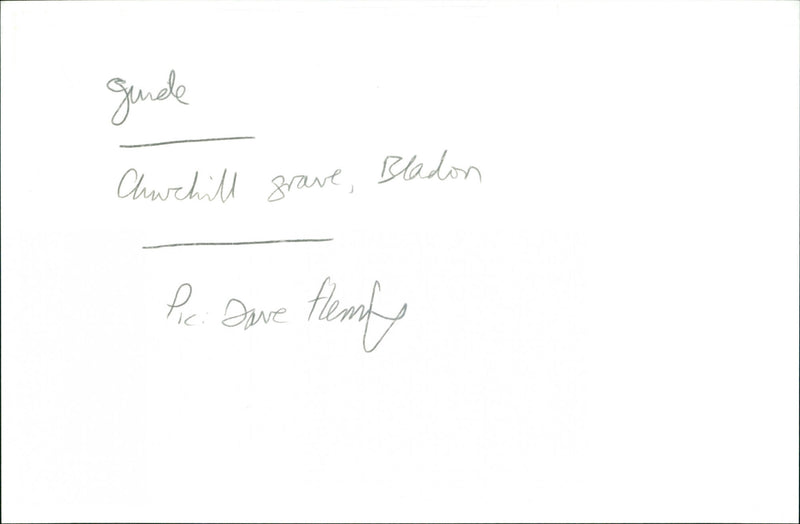 Sir Winston Churchill - Vintage Photograph