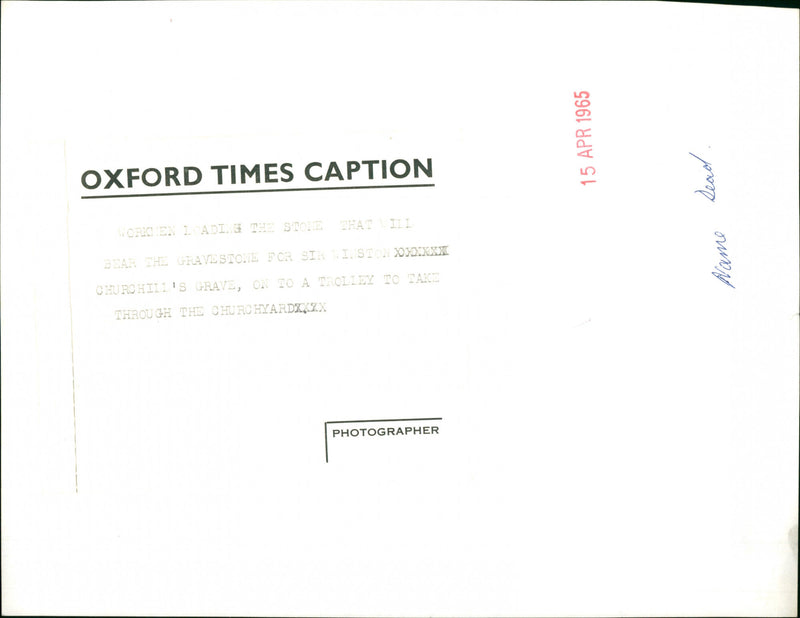 Winston Churchill - Vintage Photograph