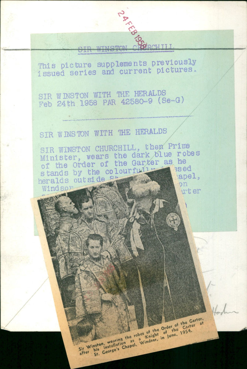 Winston Churchill - Vintage Photograph