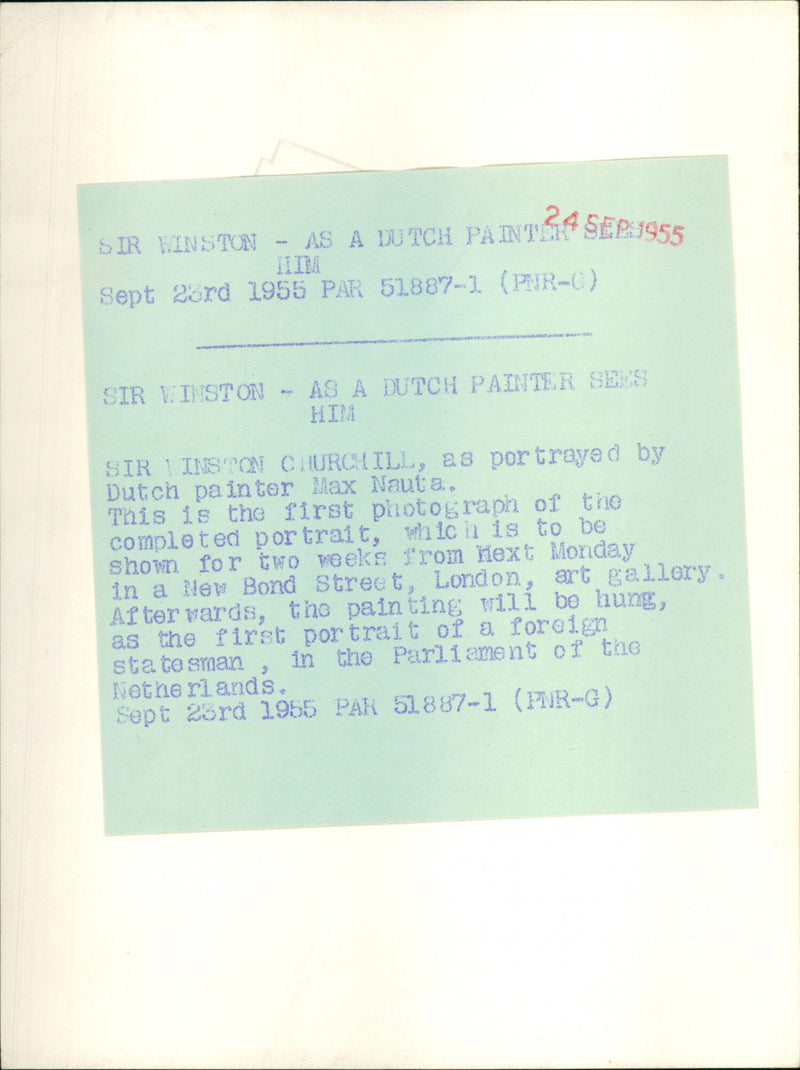 Winston Churchill - Vintage Photograph