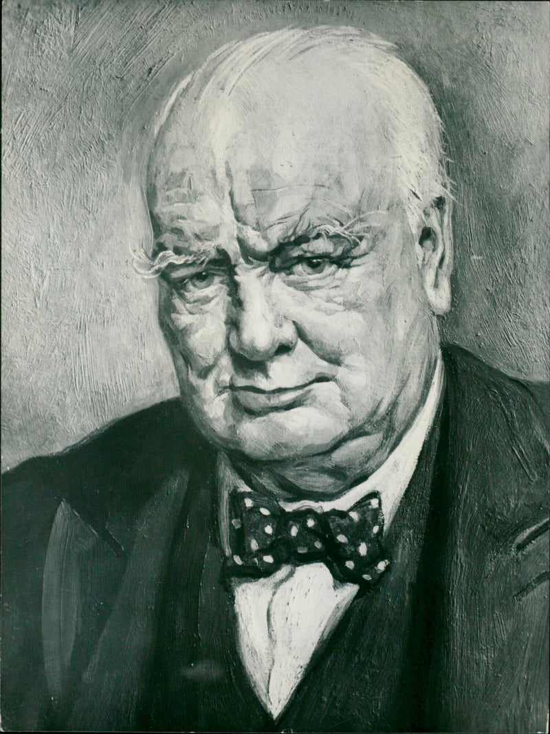 Winston Churchill - Vintage Photograph