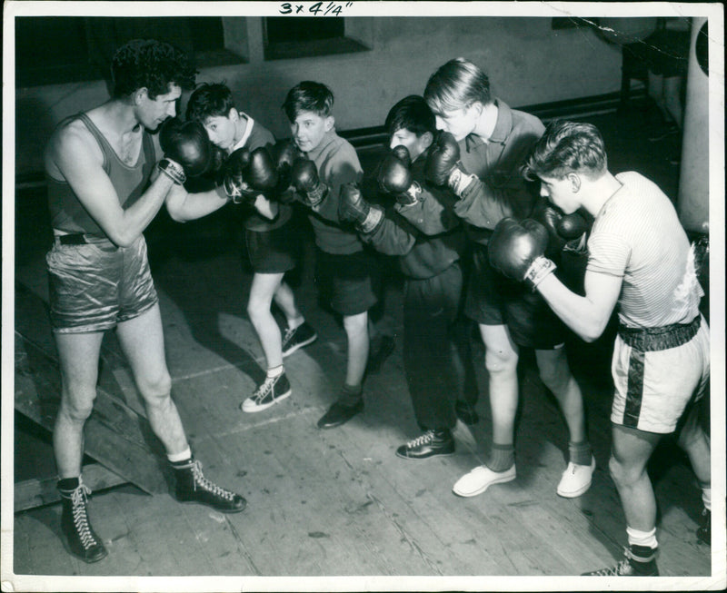 YMCA Boxing Club - Vintage Photograph