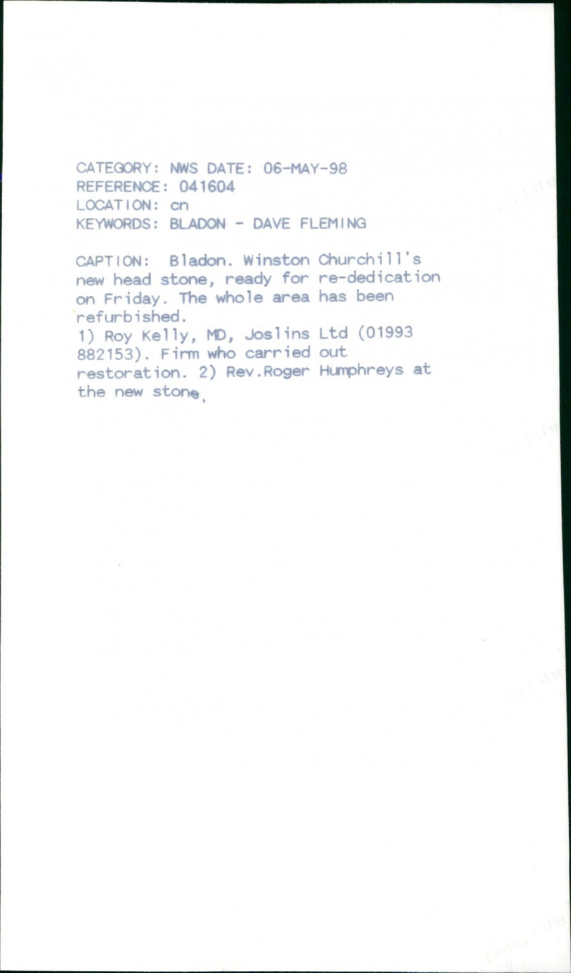 Sir Winston Churchill - Vintage Photograph