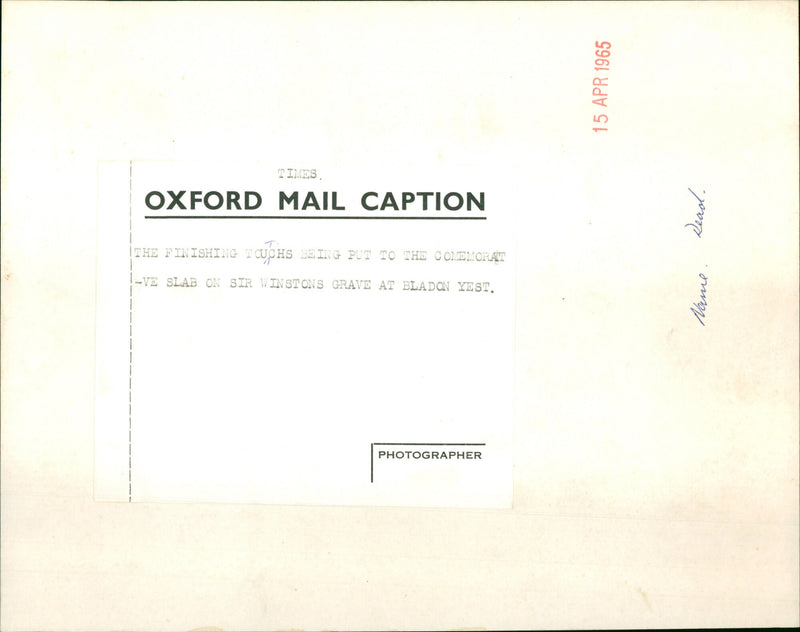 Sir Winston Churchill - Vintage Photograph