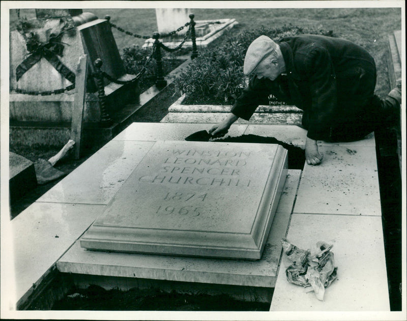 Sir Winston Churchill - Vintage Photograph