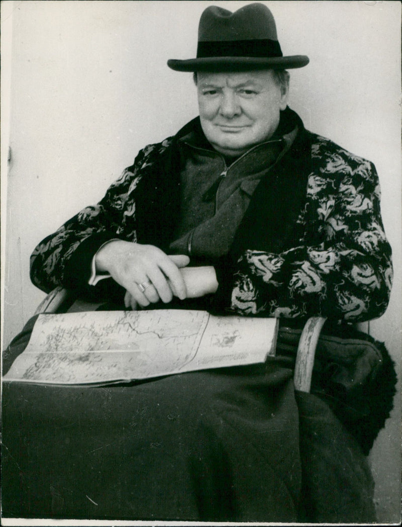 Winston Churchill - Vintage Photograph