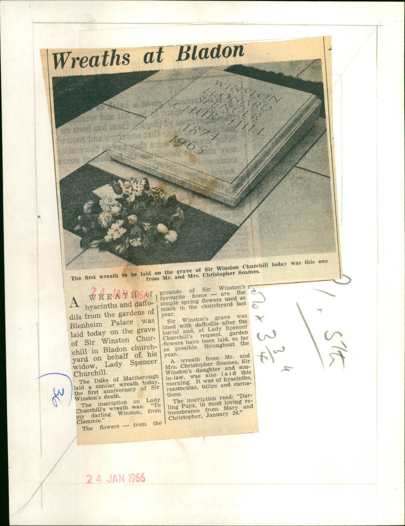 Sir Winston Churchill - Vintage Photograph