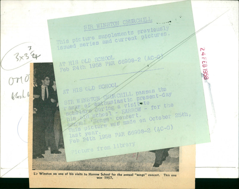 Winston Churchill - Vintage Photograph