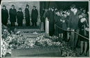 Sir Winston Churchill's grave - Vintage Photograph