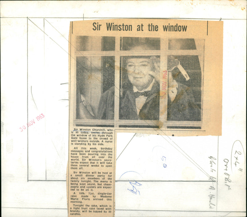 Winston Churchill - Vintage Photograph