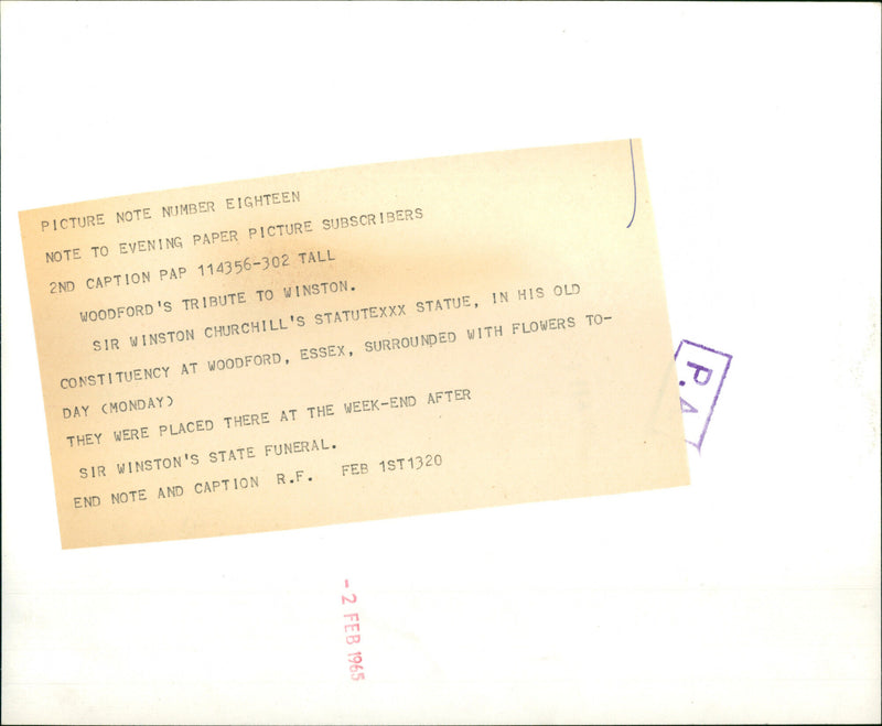 Winston Churchill - Vintage Photograph