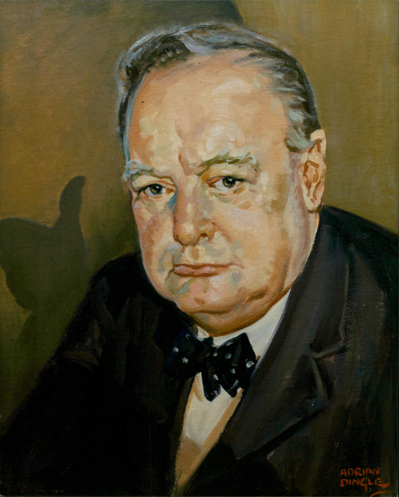 Winston Churchill - Vintage Photograph