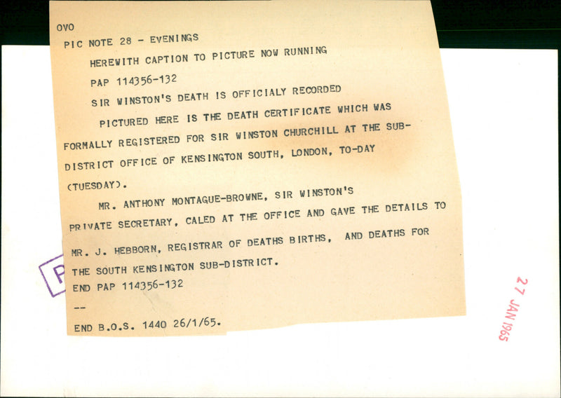 Winston Churchill - Vintage Photograph