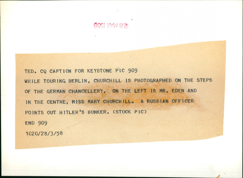 Winston Churchill - Vintage Photograph