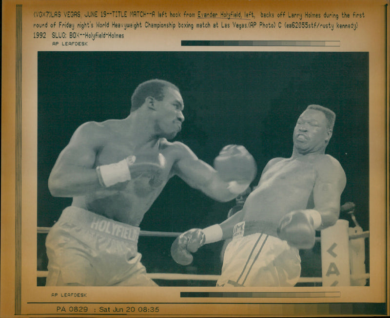 Evander Holyfield - Vintage Photograph