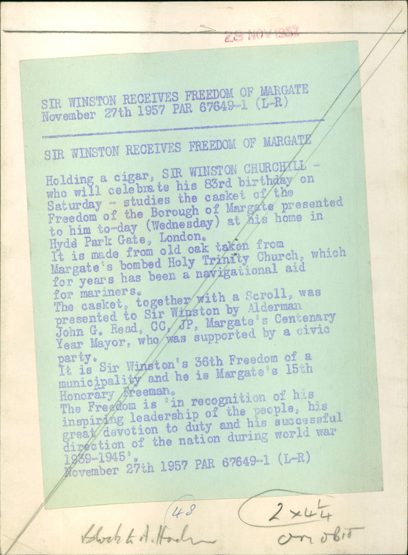 Winston Churchill - Vintage Photograph