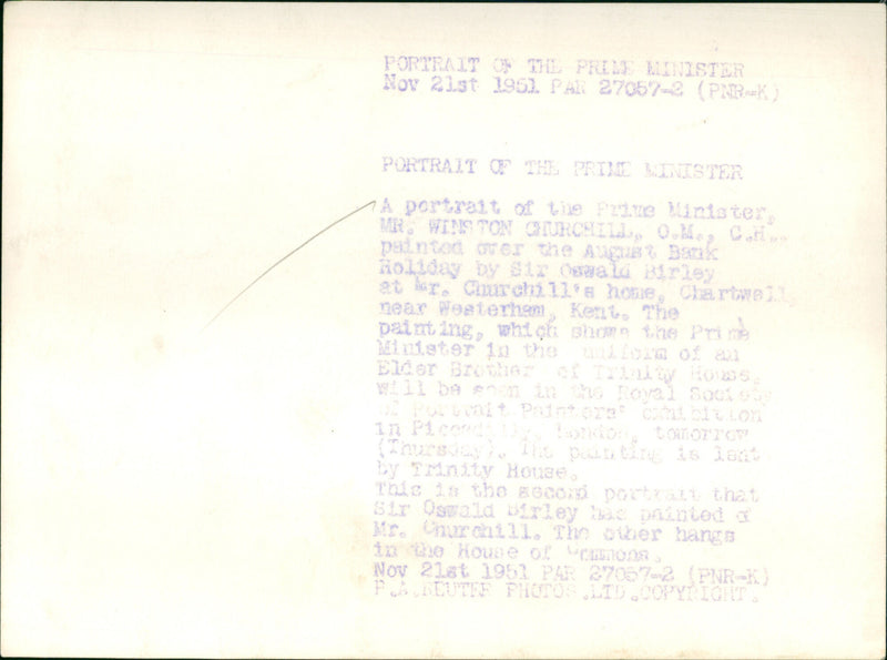 Winston Churchill - Vintage Photograph